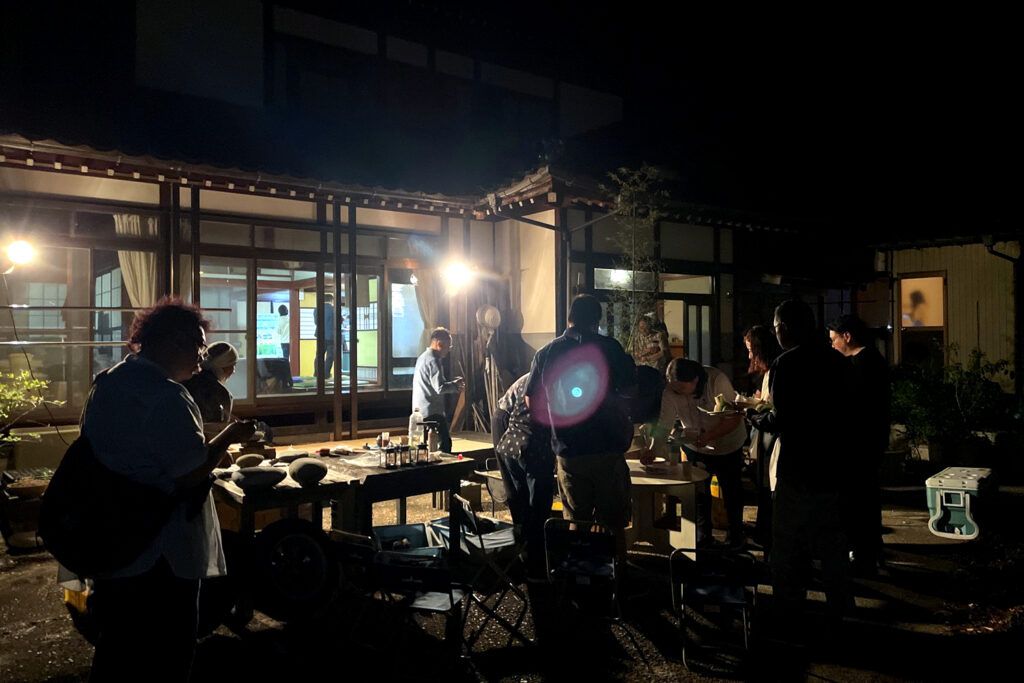 エクストラの夕べの風景（第3回里山奏樂会）